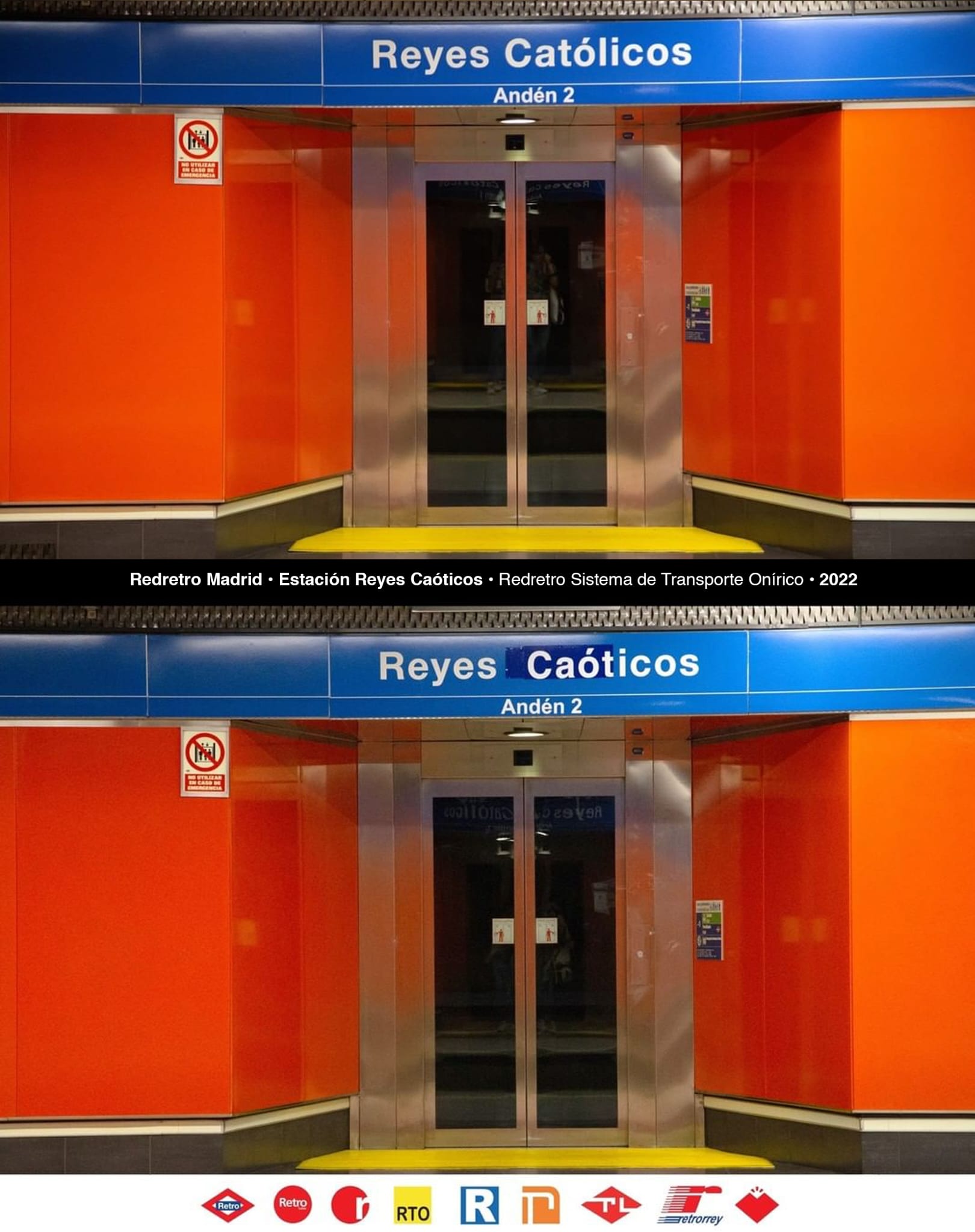 RedRetro Madrid, Estación Reyes Católicos, 2022
